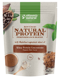Organic Raw Cacao | Natural Whey Protein Powder - Ultimately Natural