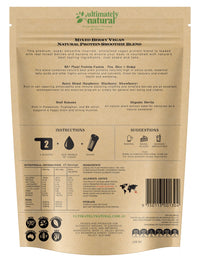 Real Mixed Berry Natural Vegan Protein Powder - Ultimately Natural