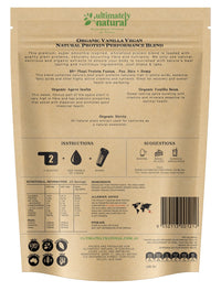 Organic Vanilla Bean | Natural Vegan Protein Powder - Ultimately Natural