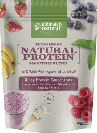 Real Berry Natural Whey Protein Powder