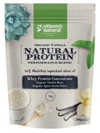 Organic Vanilla | Natural Whey Protein Powder - Ultimately Natural