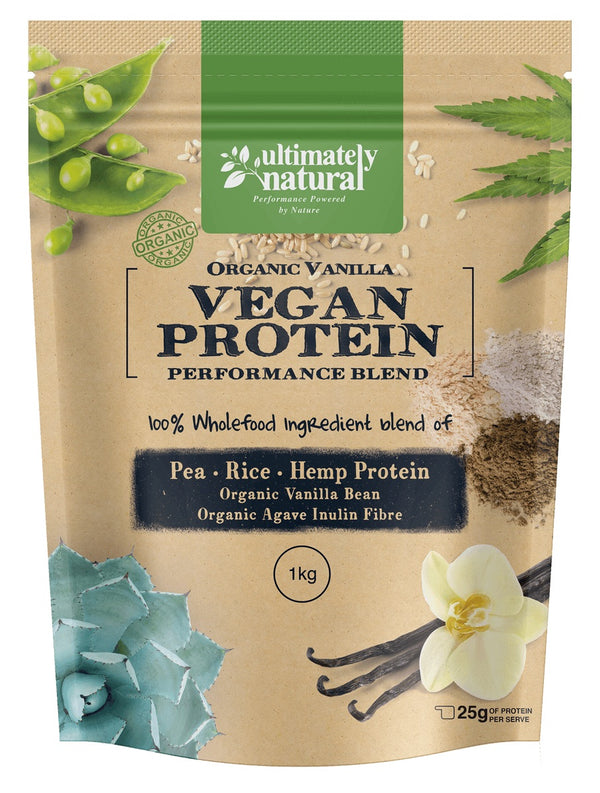 Organic Vanilla Bean | Natural Vegan Protein Powder - Ultimately Natural